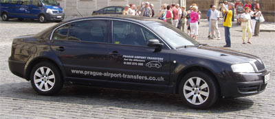 Skoda Superb - our Prague airport transfer fleet.